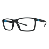 Óculos de Grau HB Polytech M 93136 Matte Black D. Blue