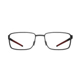 Óculos de Grau HB Duotech M 93423 Matte Black D. Red Lente 5,5 Cm