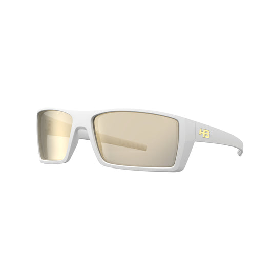 HB Padang Retangular Matte Polarized White Bronze - Solar - TAM 65 mm - Loja HB