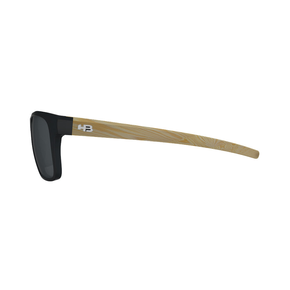 Óculos de Sol HB H-Bomb 2.0 Matte Black Wood/ Gray - Loja HB