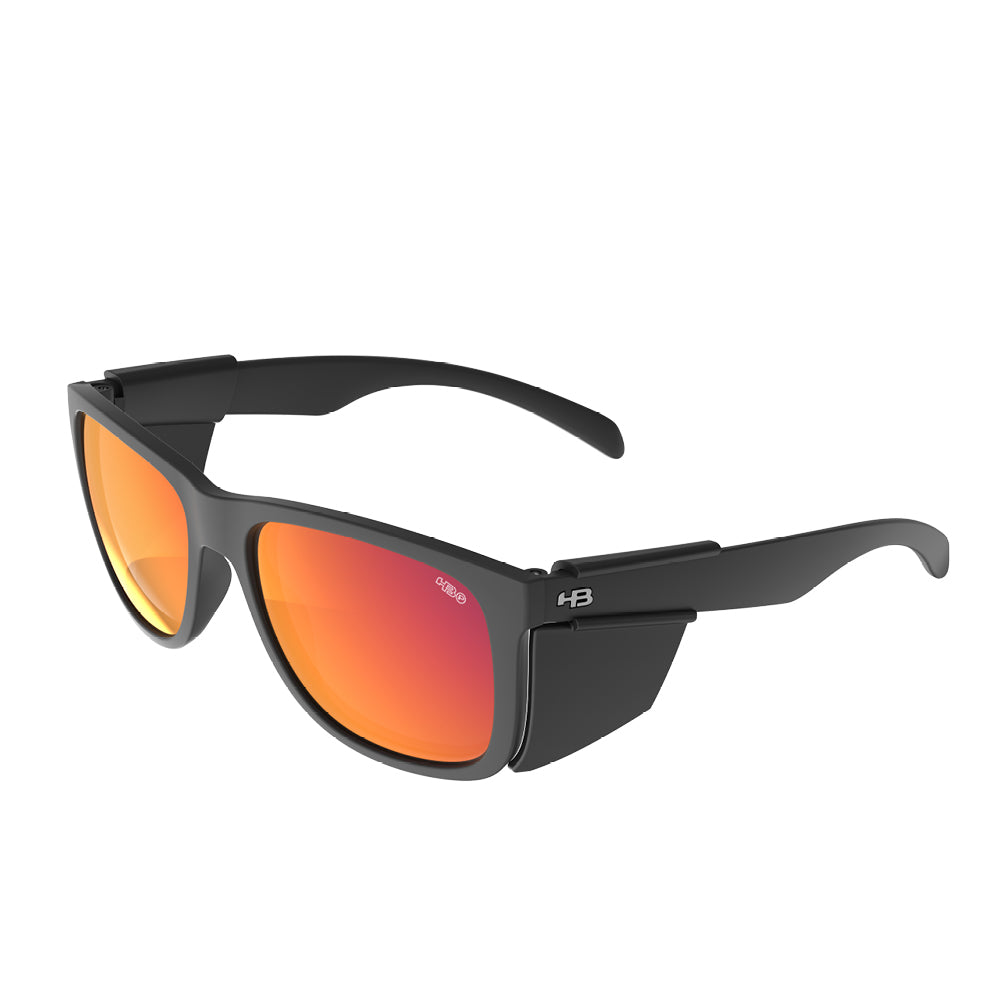 OC HB OZZIE MATTE BLACK RED CHROME POL GLASS