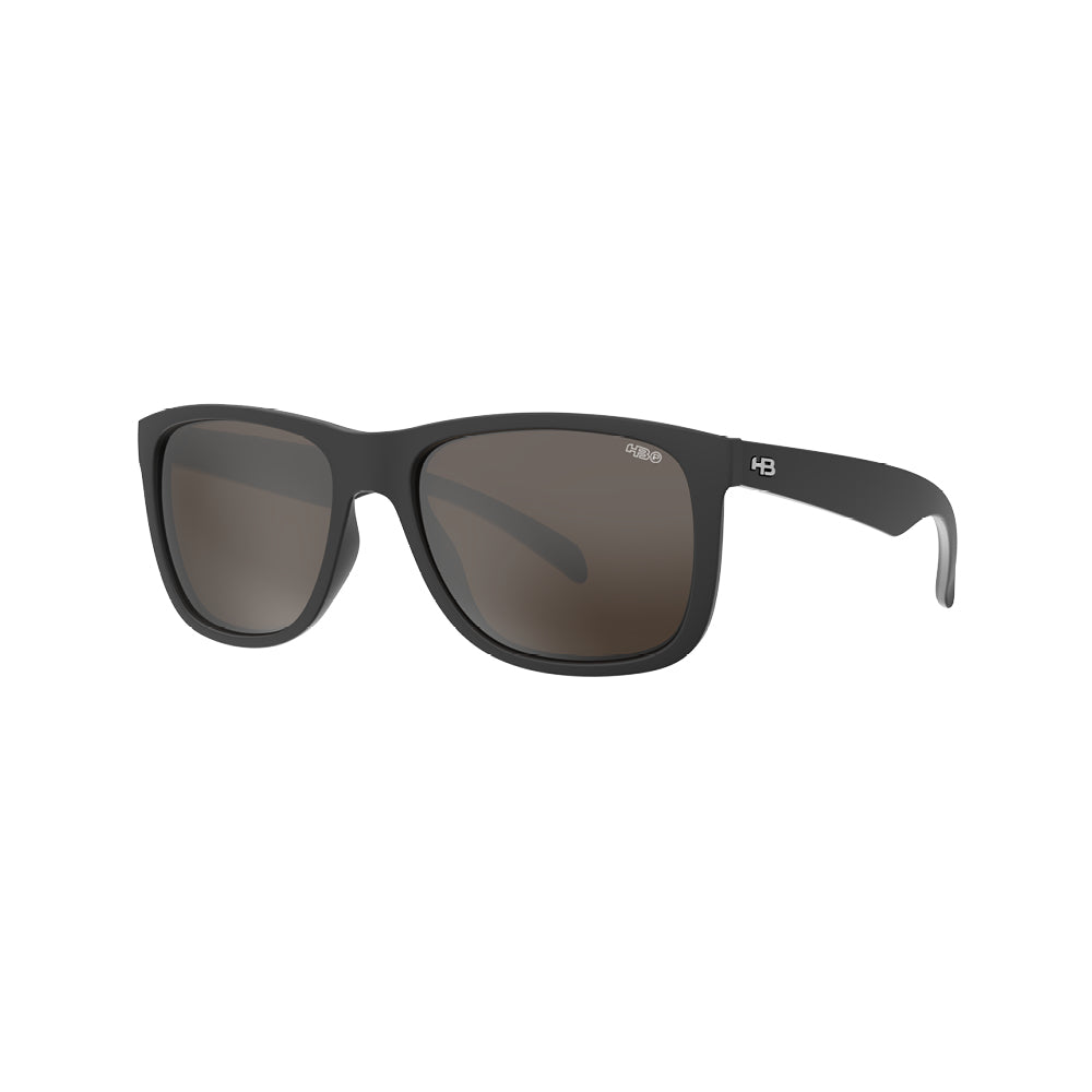 Óculos de Sol HB Ozzie Matte Black Brown Polarized Glass