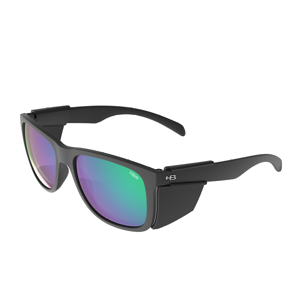 OC HB OZZIE MATTE BLACK GREEN CHROME POL GLASS