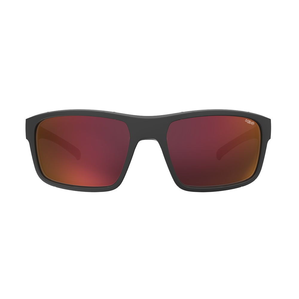 Óculos de Sol HB OVERKILL MATTE BLACK RED CHROME POL GLASS