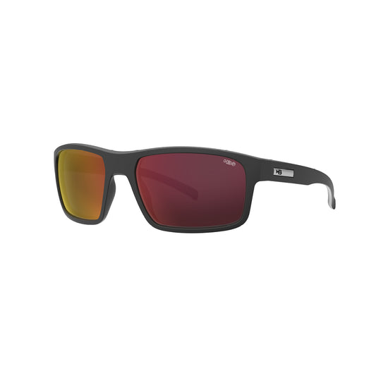 Óculos de Sol HB OVERKILL MATTE BLACK RED CHROME POL GLASS