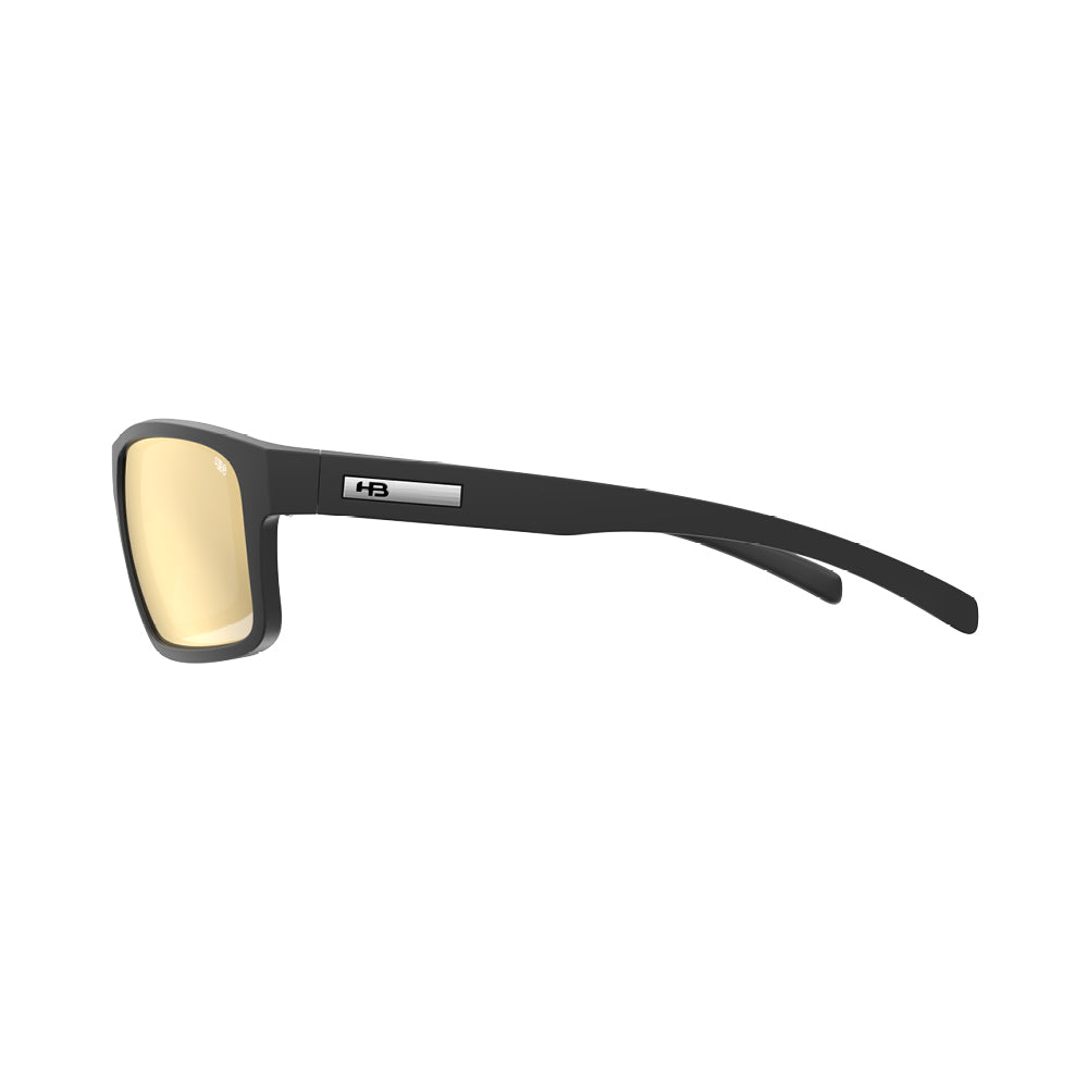 Óculos de Sol HB OVERKILL MATTE BLACK GOLD POL GLASS