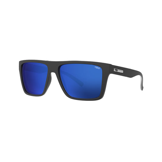Óculos de Sol HB Floyd Matte Black Chrome Polarized Glass