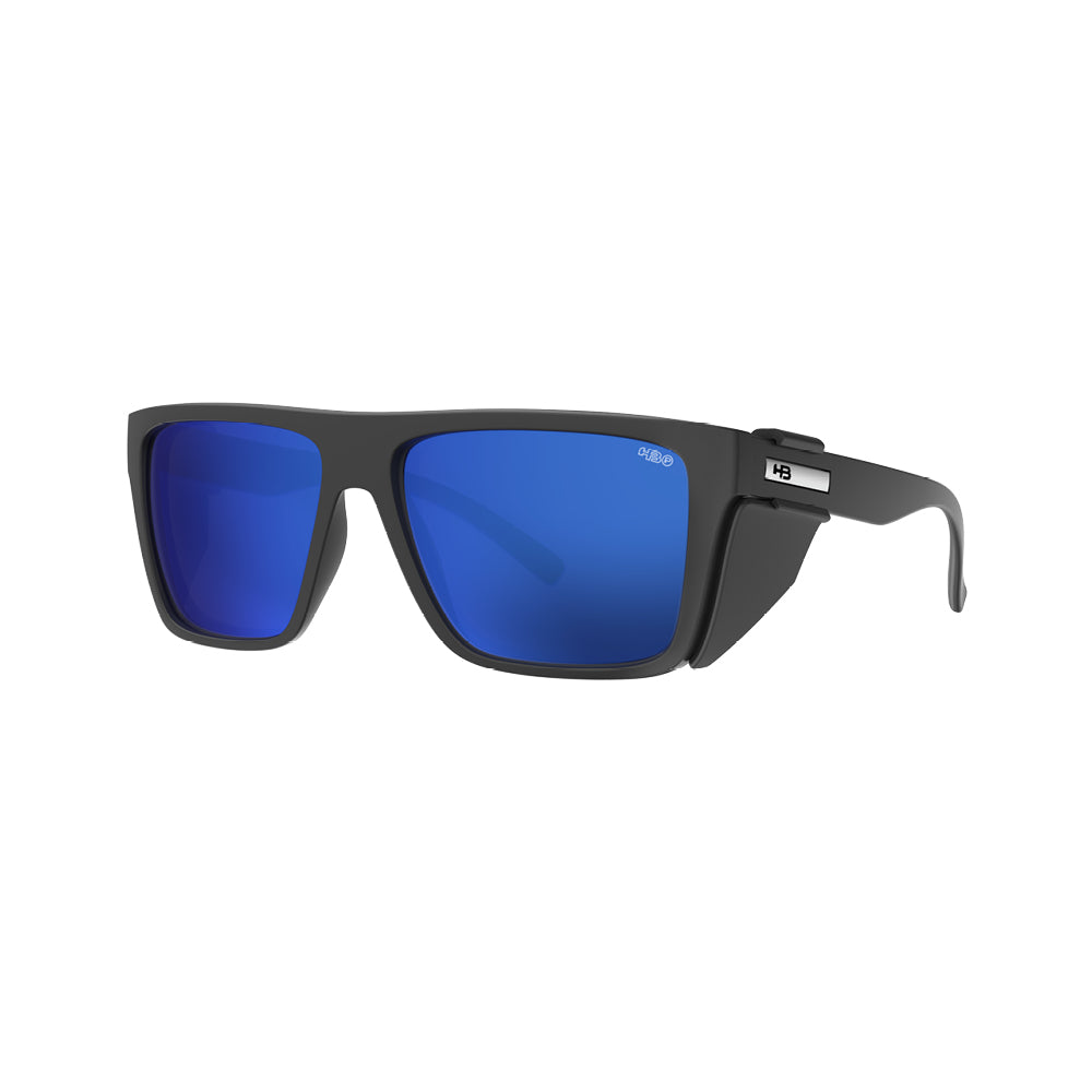 OC HB FLOYD MATTE BLACK BLUE CHROME POL GLASS