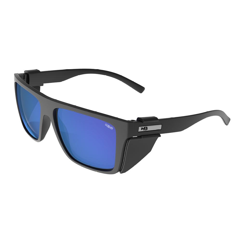 OC HB FLOYD MATTE BLACK BLUE CHROME POL GLASS