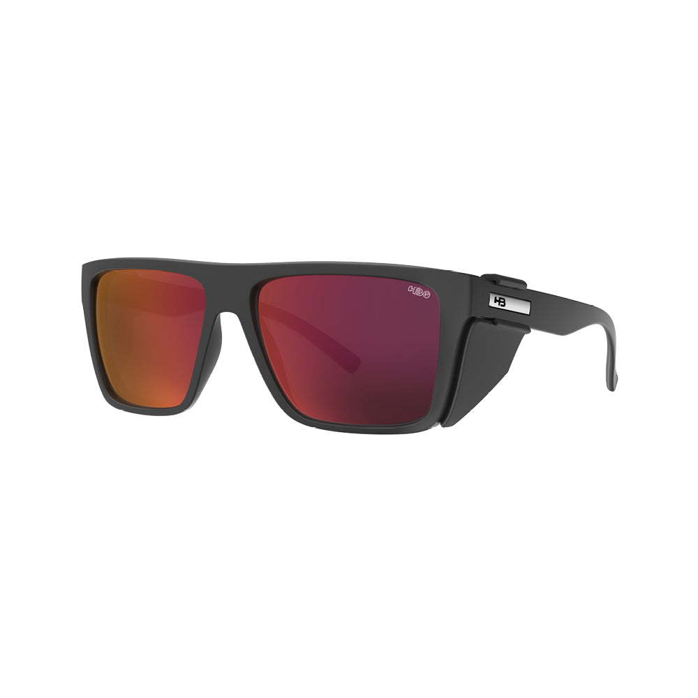 OC HB FLOYD MATTE BLACK RED CHROME POL GLASS