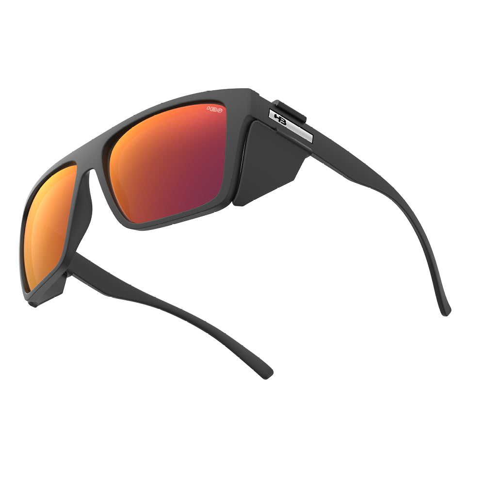 OC HB FLOYD MATTE BLACK RED CHROME POL GLASS
