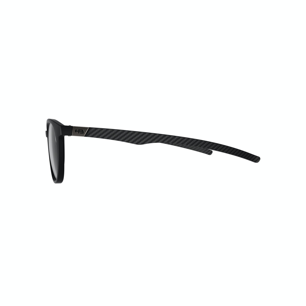Óculos De Grau HB Polytech M 93156 Matte Black Carbon Fiber Lente 4,9 Cm - Loja HB