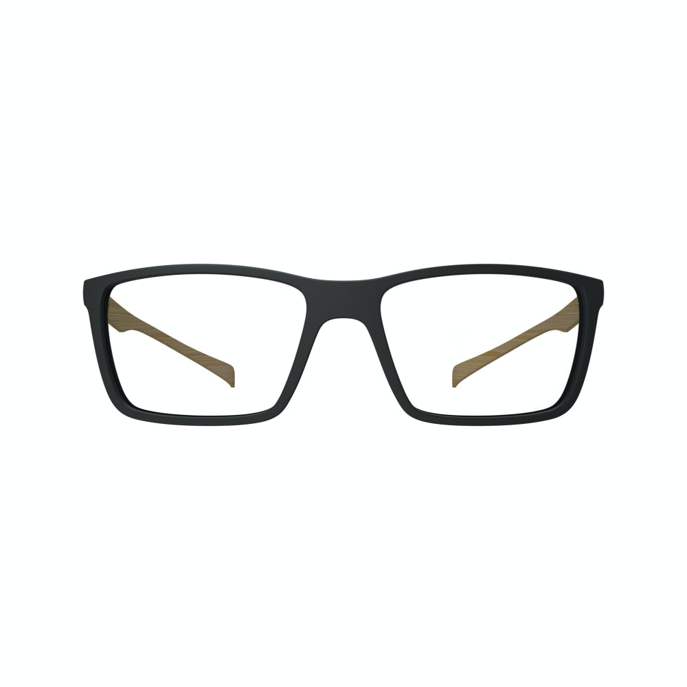 Óculos de Grau HB Polytech M 93136 Matte Black/ Wood - Loja HB