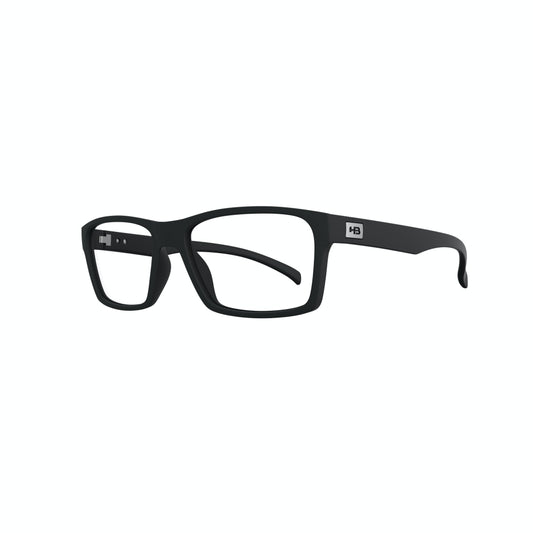 Óculos de Grau HB Polytech 93130 Matte Black - Lente 5,3 Cm - Loja HB