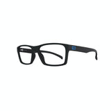 Óculos de Grau HB Polytech 93130 Matte Black D. Light Blue - Lente 5,3 Cm