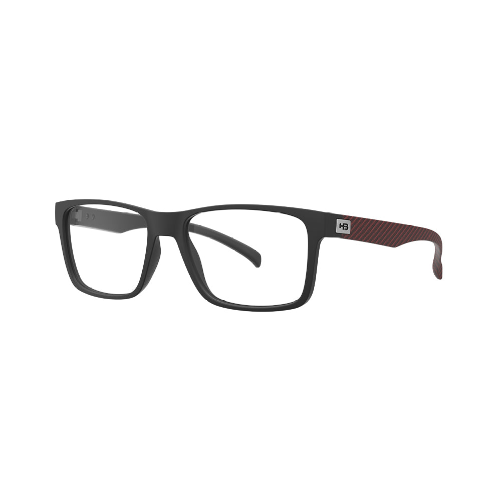 Óculos de Grau HB 93108 M Black/ Red P Carbon Fiber