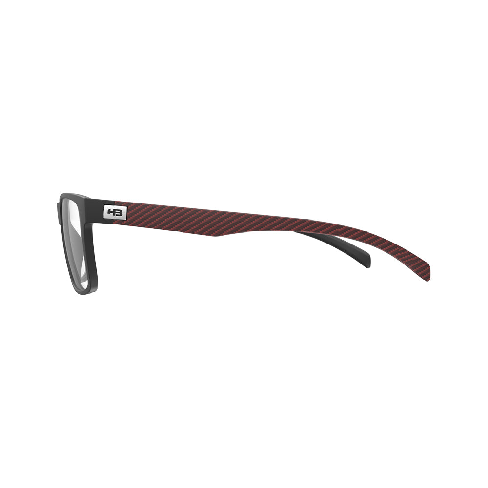 Óculos de Grau HB 93108 M Black/ Red P Carbon Fiber