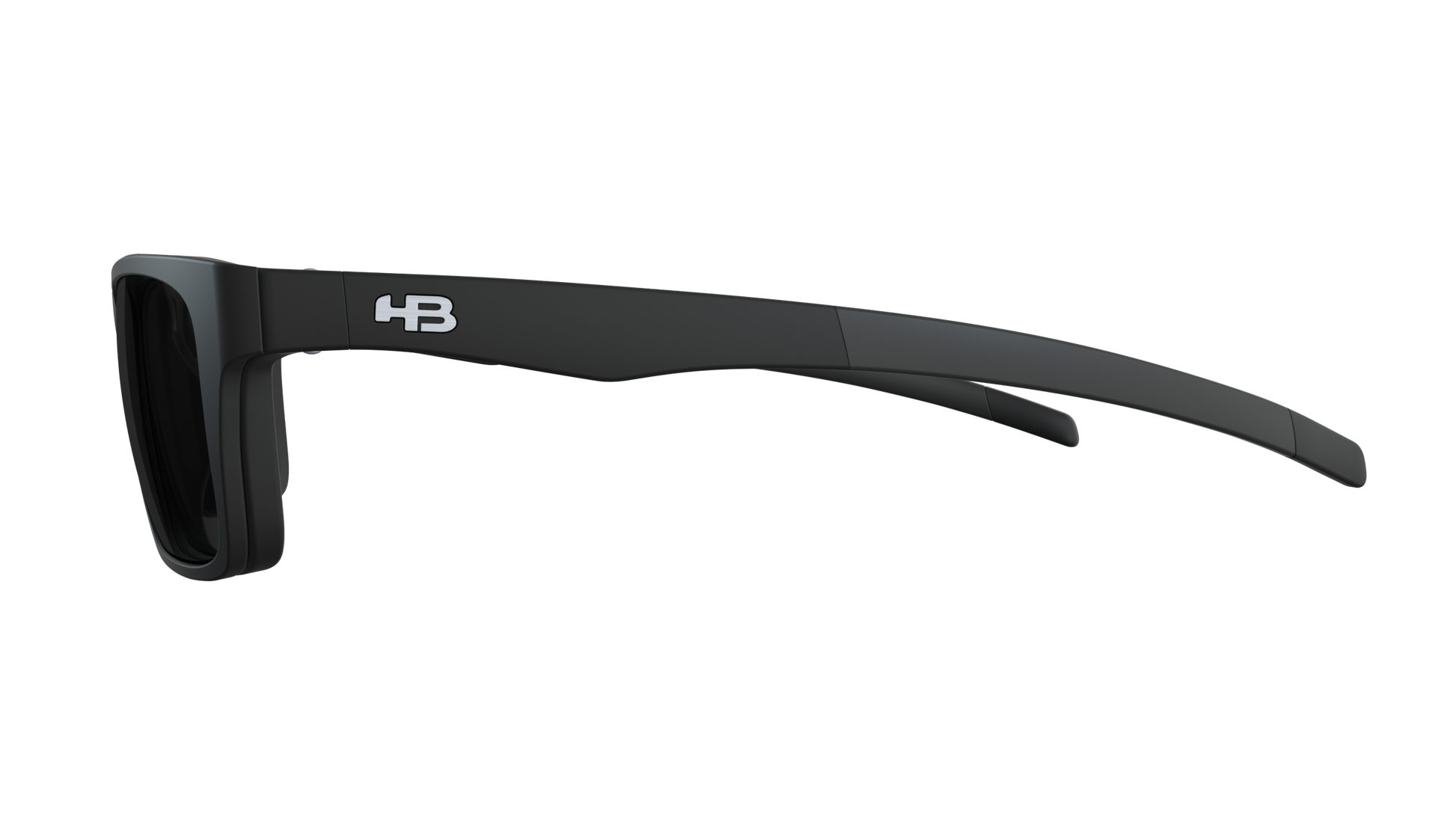HB 93160 Switch Clip On Matte Black/ Gray Polarized Lente 5,3 Cm - Loja HB