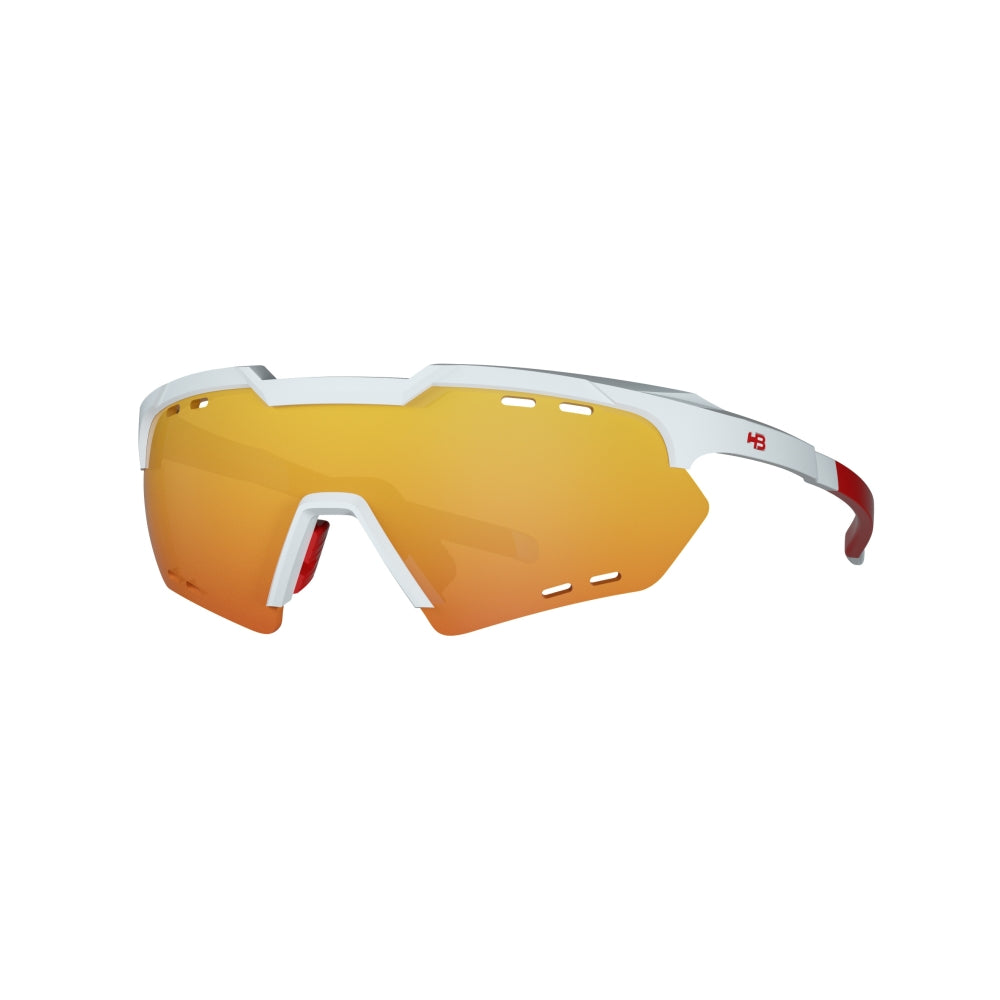 Óculos de Sol HB Shield Compac R Pealerd White Multi Red