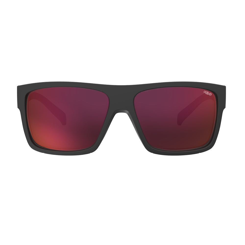 Óculos de Sol HB WOULD 2.0 MATTE BLACK RED CHROME POL GLASS