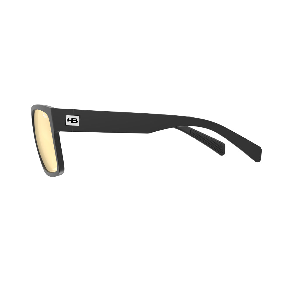 Óculos de Sol HB Would 2.0 Matte Black Gold Polarized Glass