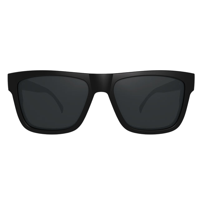 Óculos de Sol HB T-Drop Gloss Black/ Gray Lente 5,5 cm