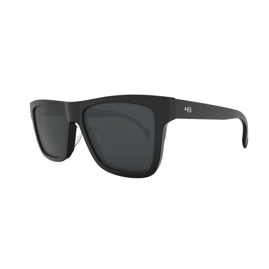 Óculos de sol HB T-Drop Matte Black Polarized Gray