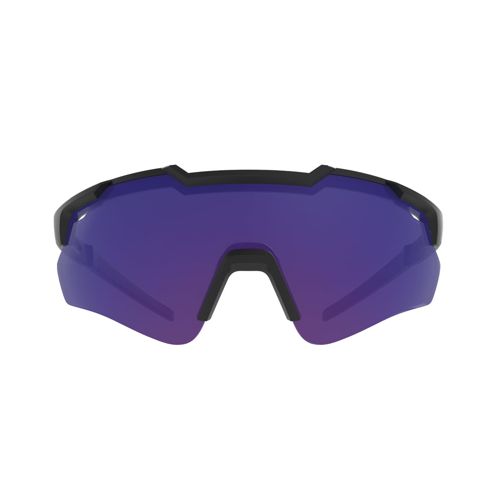 HB Shield Evo 2.0 Matte Black Metallic Blue Blue Chrome - Solar - TAM 153 mm