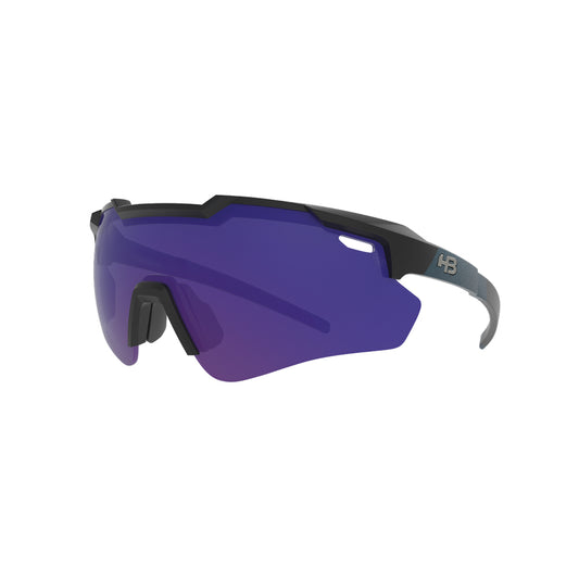 HB Shield Evo 2.0 Matte Black Metallic Blue Blue Chrome - Solar - TAM 153 mm