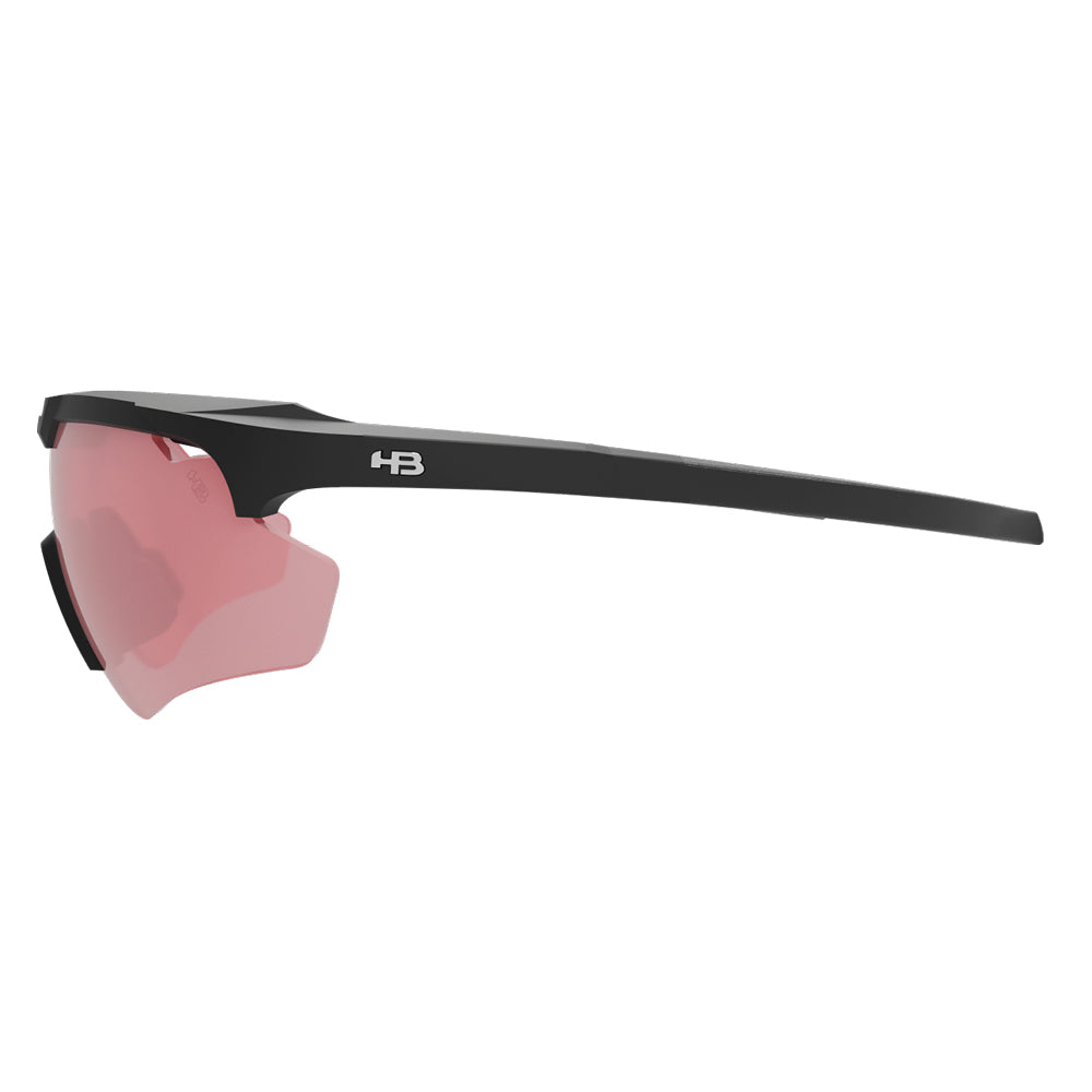 Óculos de Sol HB Low Light Shield Comp 2.0 Matte Black/ Amber - Loja HB