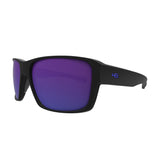 Óculos de Sol HB The Pass M Black D Blue/ Blue Chrome Lente 5,9 cm