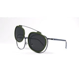 Armação de Grau HB Switch 0423 Matte Graphite/ M. Solid Green/ Polarized Gray Lente 5,2 cm