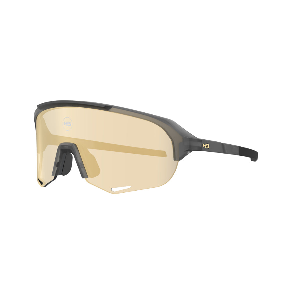Óculos de Sol HB Edge R M Dark Bluish Photo Gold