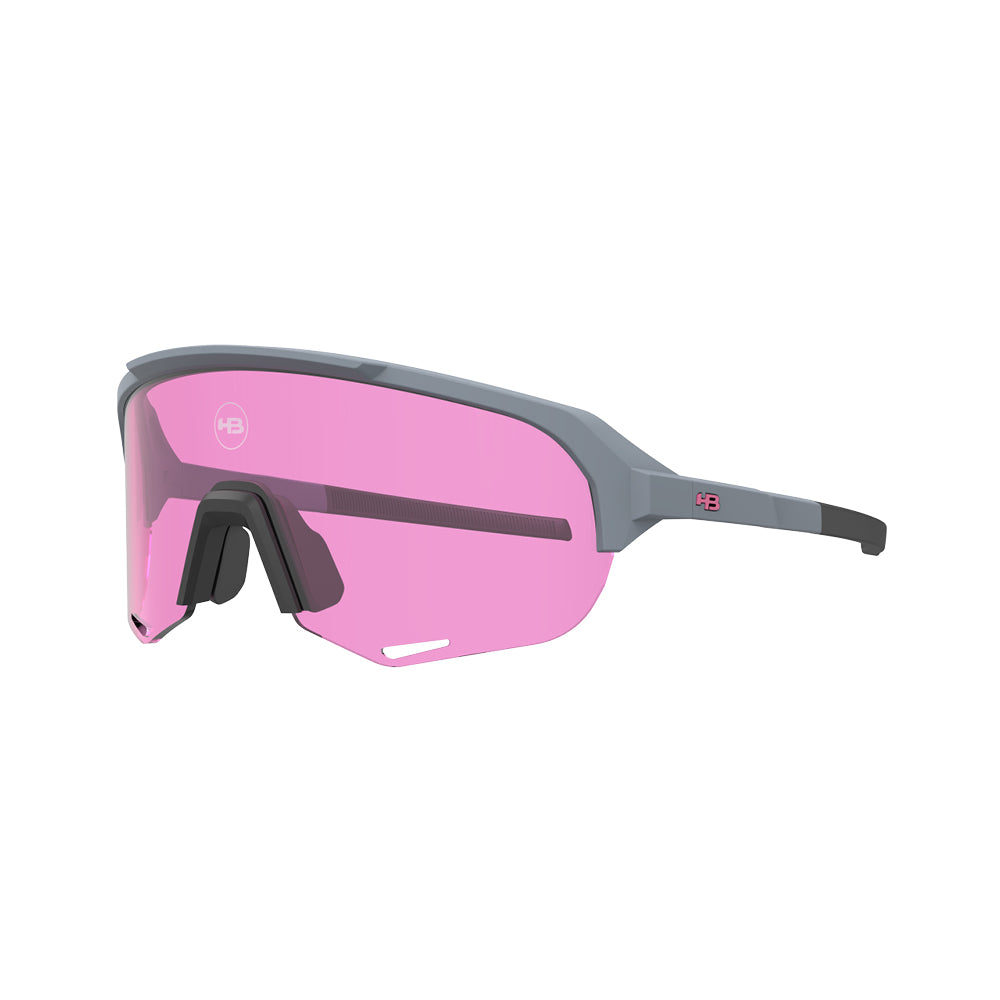 Óculos de Sol HB Edge R Matte Moonstone/ Nose M Black Pink