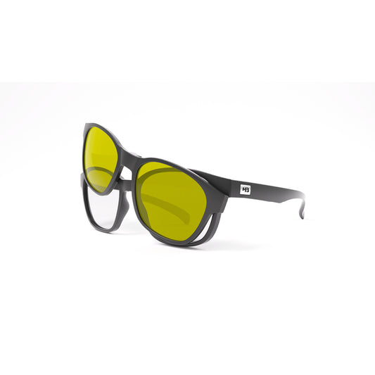 Armação de Grau HB Switch 0448 Matte Black/ Polarized Gray/ Night Drive Lente 5,0 cm - Loja HB