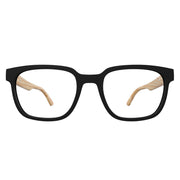 Armação de Grau HB 0449 Matte Black Wood - Lente 5,2 cm