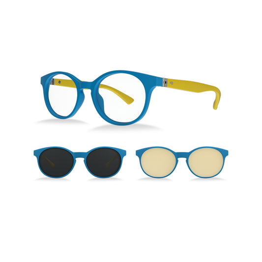 HB Switch 0456 Redondo Royal/ Yellow/ Polarized Gray/ Gamer - Grau - TAM 44 mm