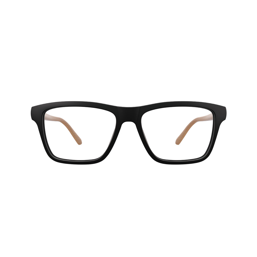 Óculos de Grau HB Polytech 0457 M Black/ Dark Wood