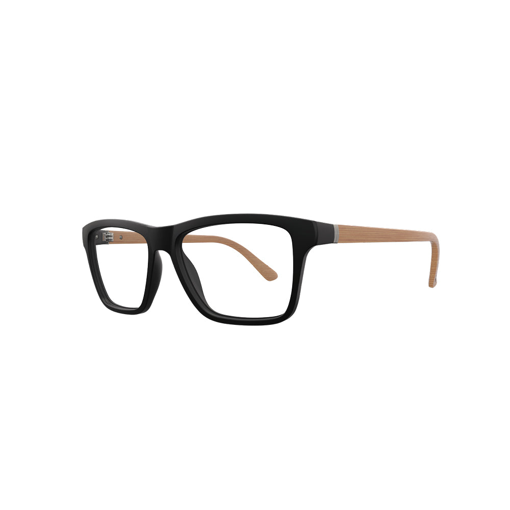 Óculos de Grau HB Polytech 0457 M Black/ Dark Wood