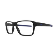 Óculos de Grau HB 0459 Retangular Matte Black/ Blue - Grau - TAM 55 mm