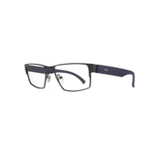 Óculos de Grau HB Duotech 0462 Retangular Matte Graphite/ Matte Navy - Grau - TAM 53 mm