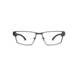 Óculos de Grau HB Duotech 0462 Retangular Matte Graphite/ Matte Black - Grau - TAM 53 mm - Loja HB