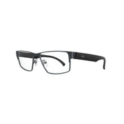 Óculos de Grau HB Duotech 0462 Retangular Matte Graphite/ Matte Black - Grau - TAM 53 mm
