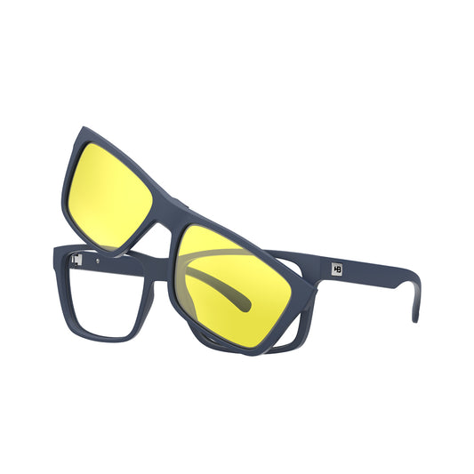 Óculos de Grau HB Switch Clip on 0472 M Magtag Gray/ Night Drive