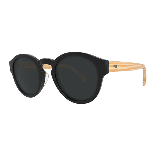 Óculos de Sol HB Buzz Matte Black Wood/ Gray - Lente 4,9 cm