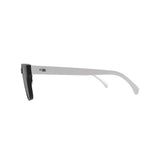 Óculos de Sol HB Lead Retangular Matte Black/ White Silver - Solar - TAM 53 mm - Loja HB