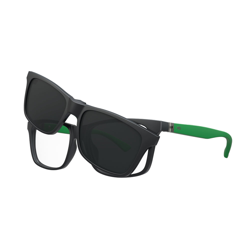 HB Switch 0481 Matte Grap/ Matte S Green Polarized - Armação - Loja HB
