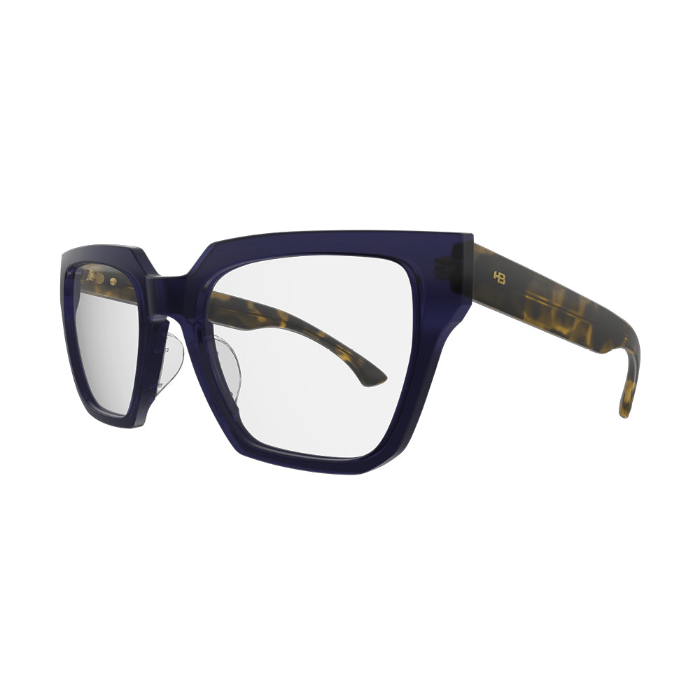 Armação de Grau HB 0486 M. Blue/ Classical Havana Lente 5,1 cm - Loja HB