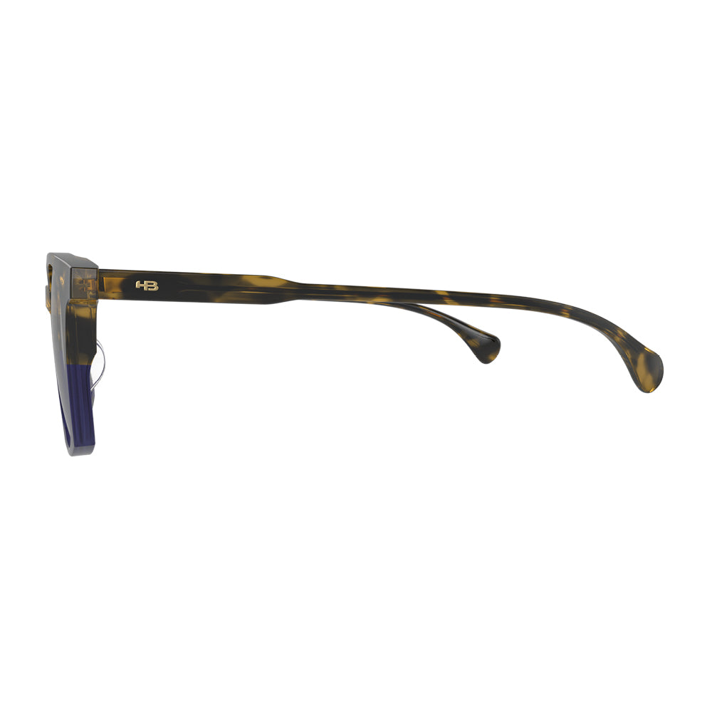 Armação HB Ecobloc 0494 Gradiente Classical Havana Blue - Lente 5,0 cm - Loja HB
