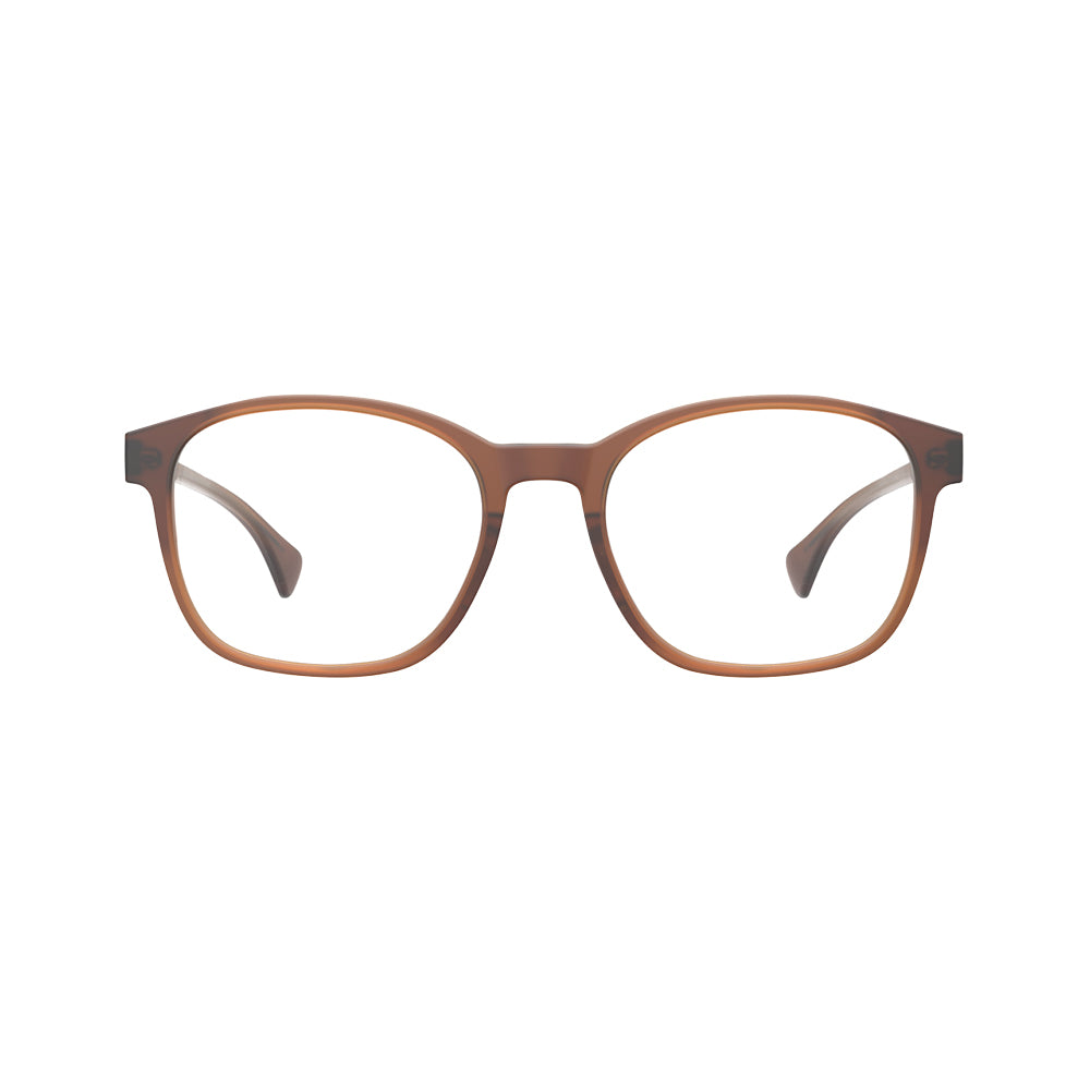 Óculos de Grau HB Ecobloc 0496 Retrô Matte Caramel